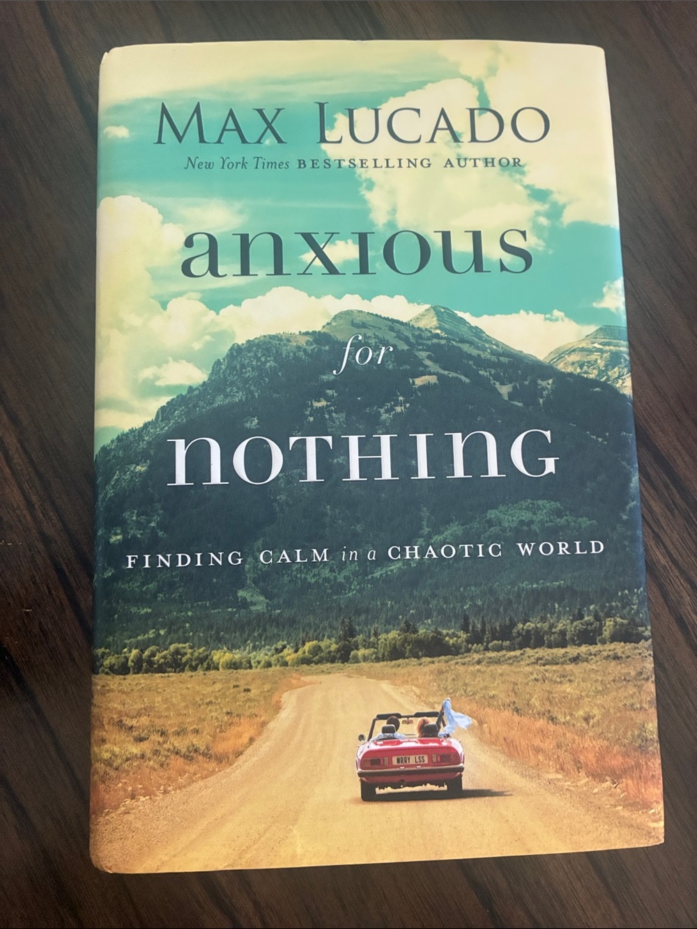 Anxious for Nothing Hardcover Book - Teal & Green